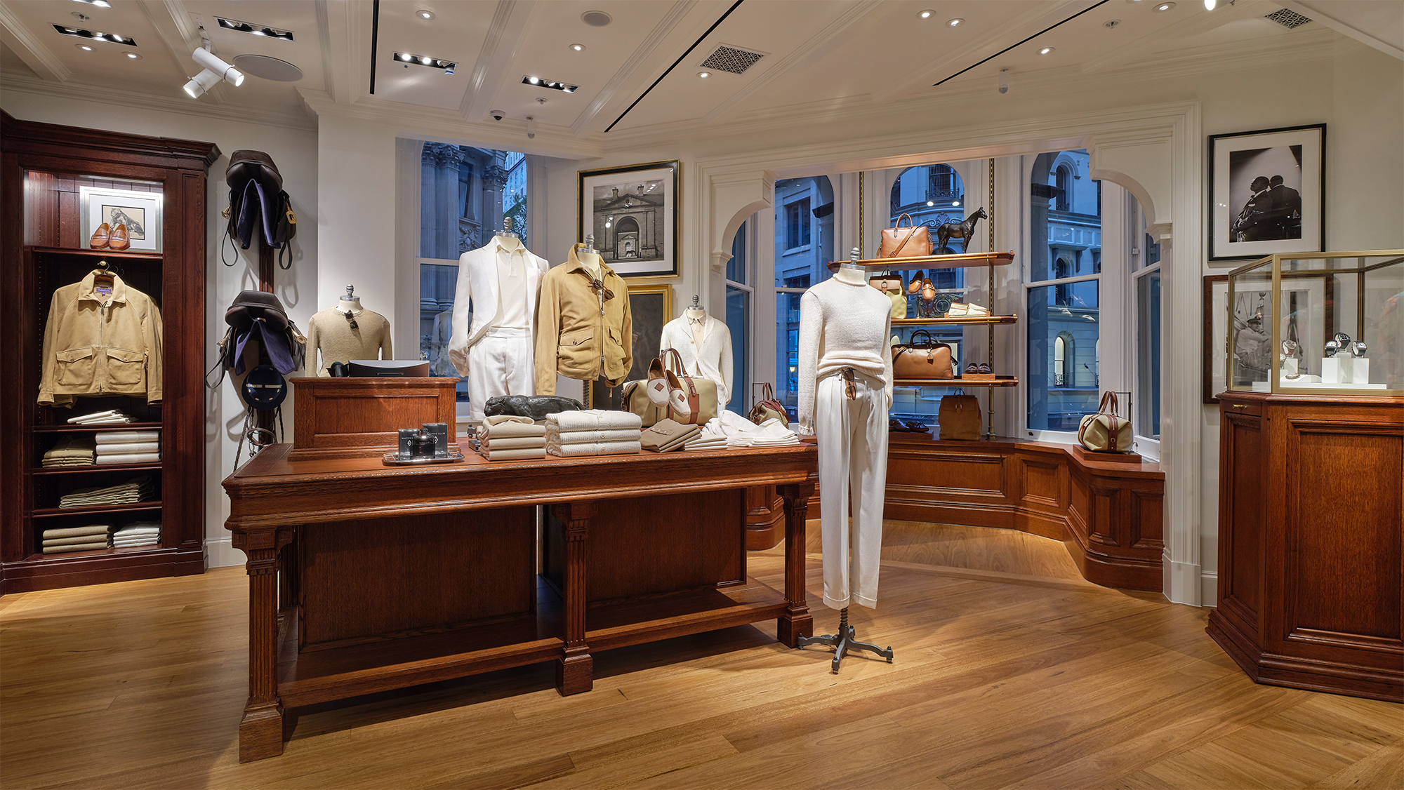 Polo Ralph Lauren Pitt Street. Sydney Lucent Lighting